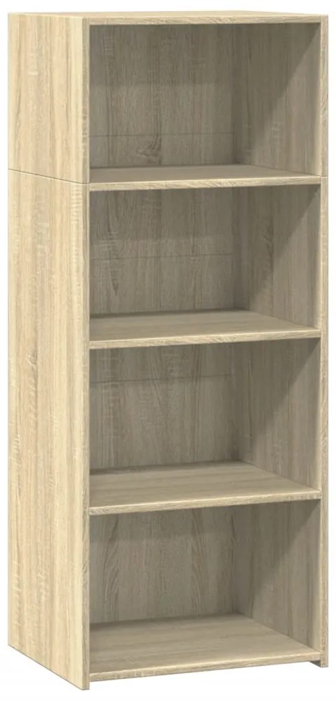 vidaXL Ντουλάπι Sonoma Δρυός 50x41x124 εκ. από Επεξεργασμένο Ξύλο