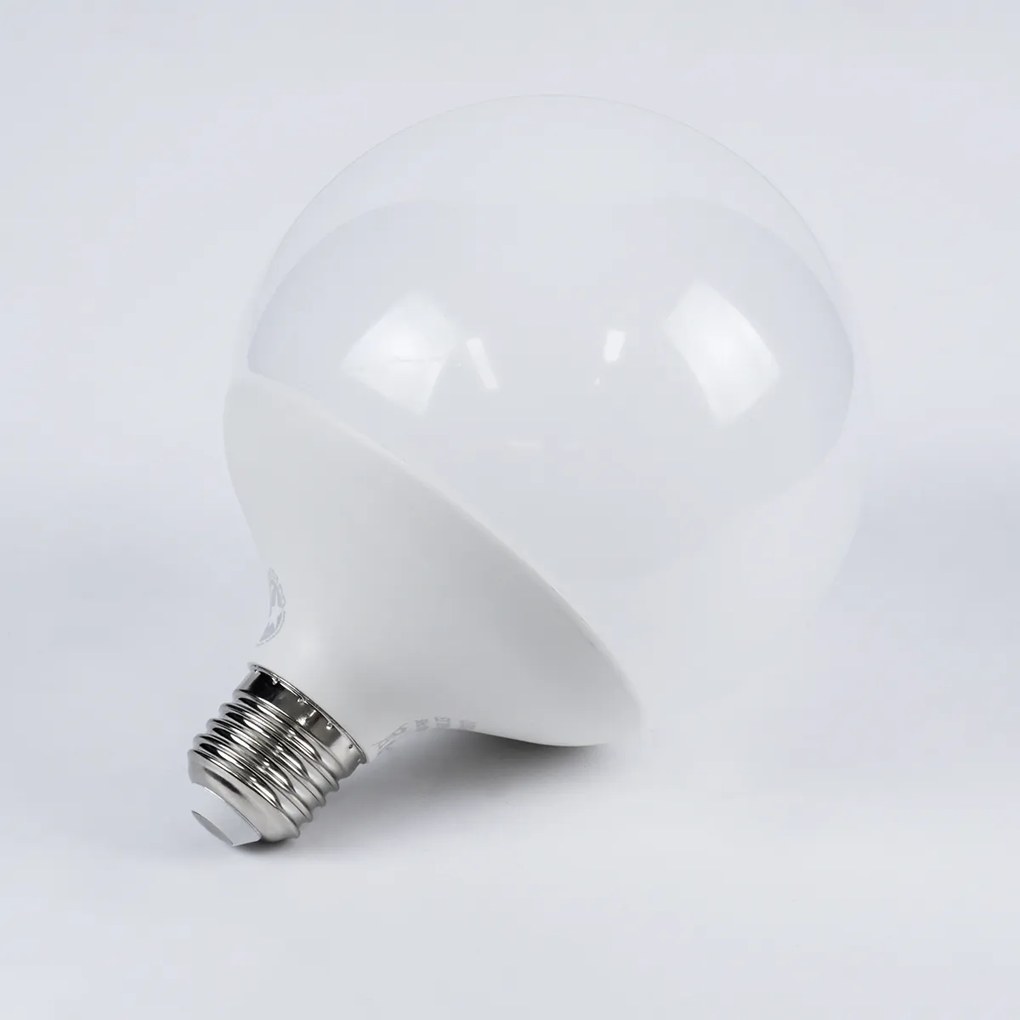 GloboStar 60044 Λάμπα LED E27 G125 Γλόμπος 20W 1880lm 260° AC 220-240V IP20 Φ12.5 x Υ16cm Θερμό Λευκό 2700K - 3 Years Warranty - 60044