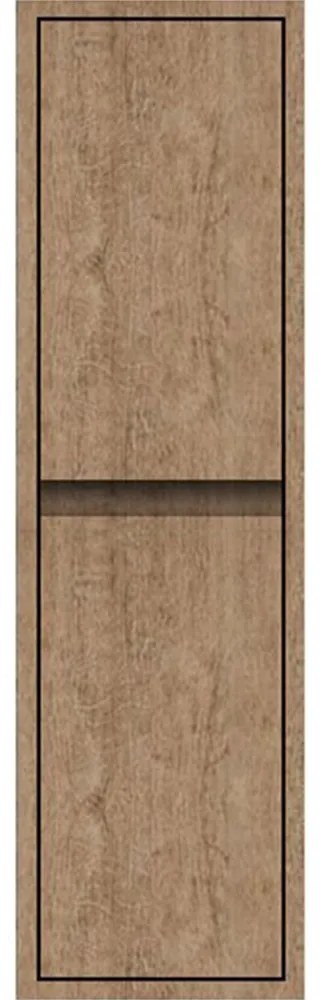 Στήλη Rea Κρεμαστή 3CREA035CAP 130x35x30cm Cappuccino Mdf