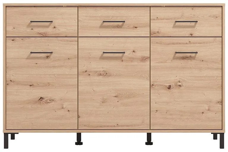 Κομότα - Μπουφές Vienne 3K3F Artisan 138x40x90 εκ. 138x40x90 εκ.