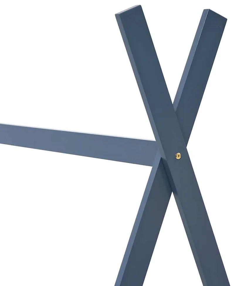 vidaXL Πλαίσιο Κρεβατιού Παιδικό Γκρι 70 x 140 εκ. Μασίφ Ξύλο Πεύκου
