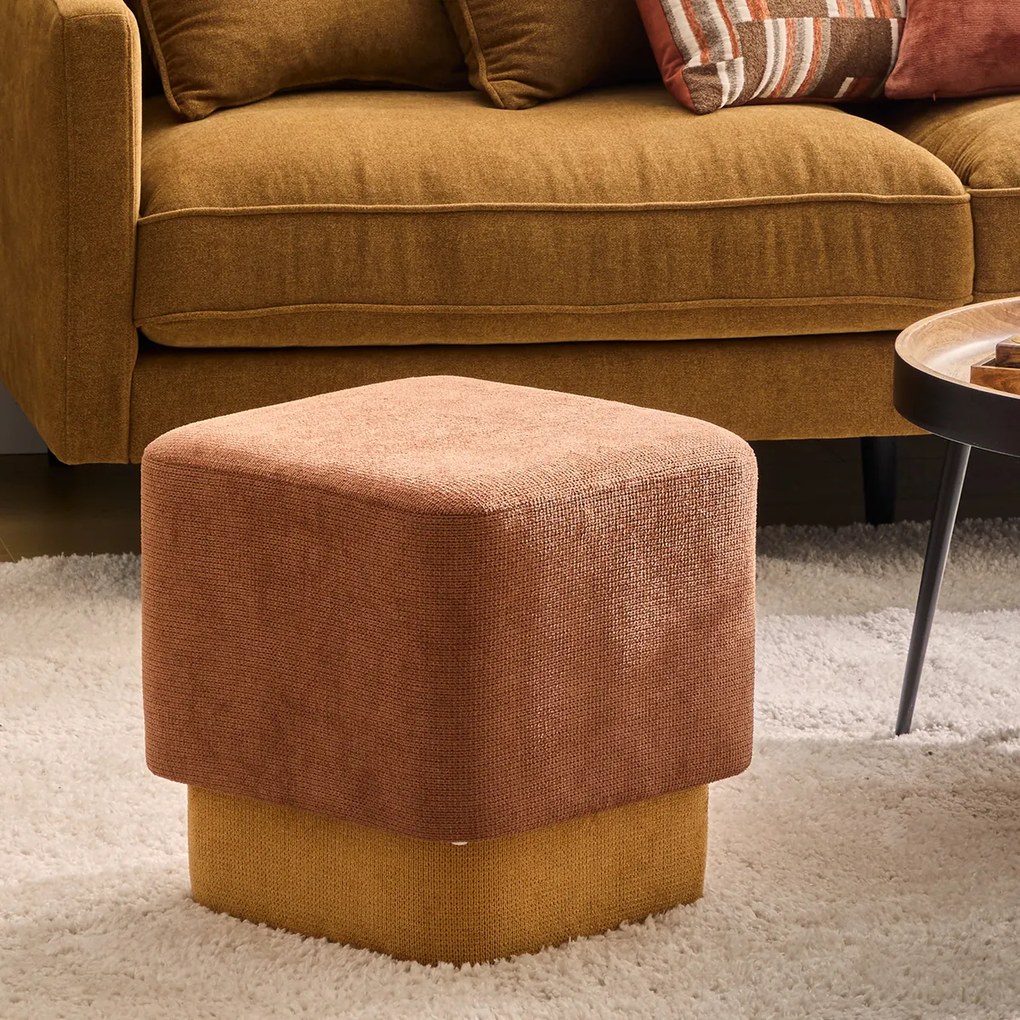 Σκαμπό 2 σε 1 (41x41x42) A-S Doki Amber/Ochre 207374B