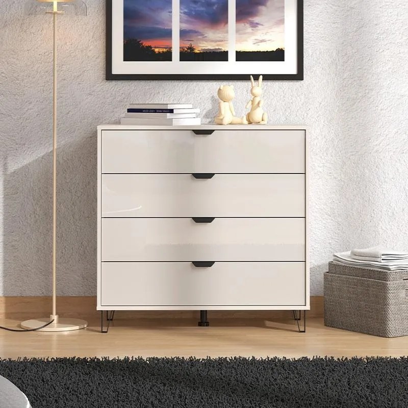 Κομότα - Συρταριέρα Lucca 4F Cashmere 93x40x90 εκ. 93x40x90 εκ.