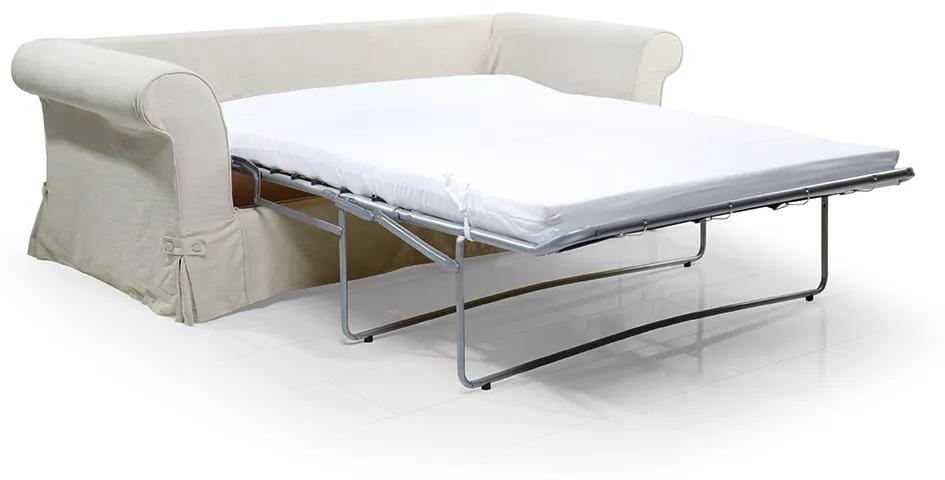 Τριθέσιος Καναπές Κρεβάτι NICE II, Γκρί, 215x90x97cm-TED1517