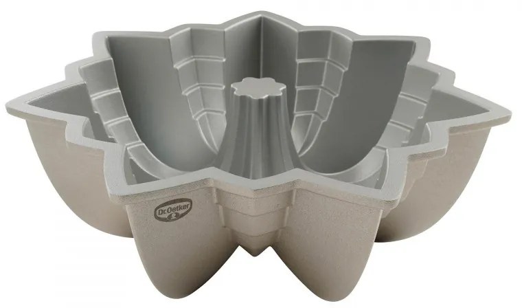 Φόρμα ψησίματος Dr.Oetker Stern 2553, 18 cm, σχήμα αστεριού, χυτό αλουμίνιο, Ασημί