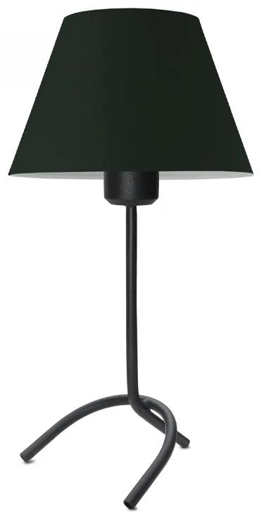 Φωτιστικό επιτραπέζιο Dario Megapap E27 υφασμάτινο - μεταλλικό χρώμα μαύρο Φ22x33εκ. - Ύφασμα - GP029-0096,1