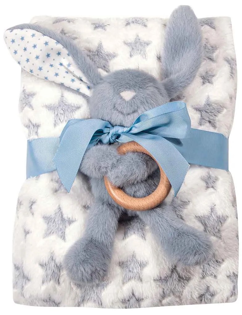 Κουβέρτα Fleece Αγκαλιάς (75x100) + Λούτρινο Greenwich Polo Club Baby 8844