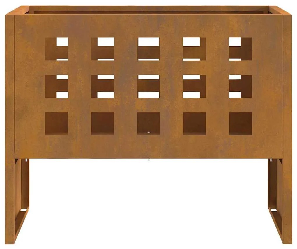 vidaXL Φωτιά Καφέ 50 x 30 x 40 εκ. Ατσάλι σκληρυθέν στον αέρα