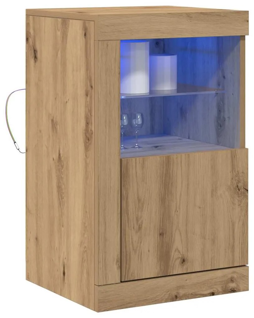 vidaXL Βοηθητικό ντουλάπι artisan δρυς 41 x 37 x 67 εκ
