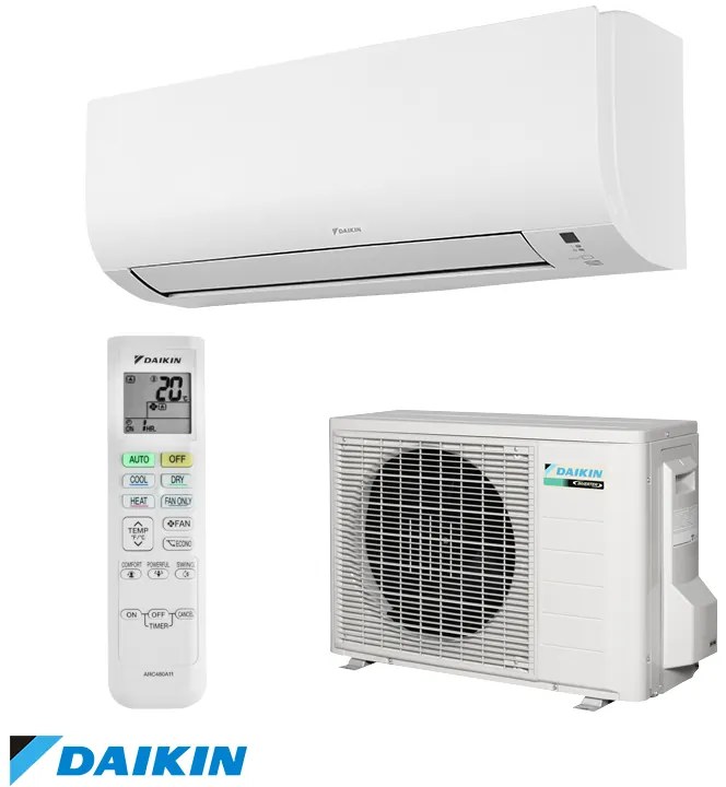 Κλιματιστικό Inverter Daikin FTXP35N + RXP35N, 12000 BTU, 25 m2, A++, Wi-Fi, R-32, Λευκό