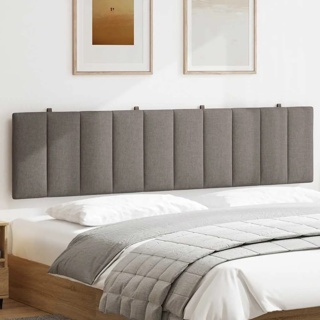vidaXL Μαξιλάρι για Κεφαλάρι Taupe 200 εκ. Υφασμάτινο