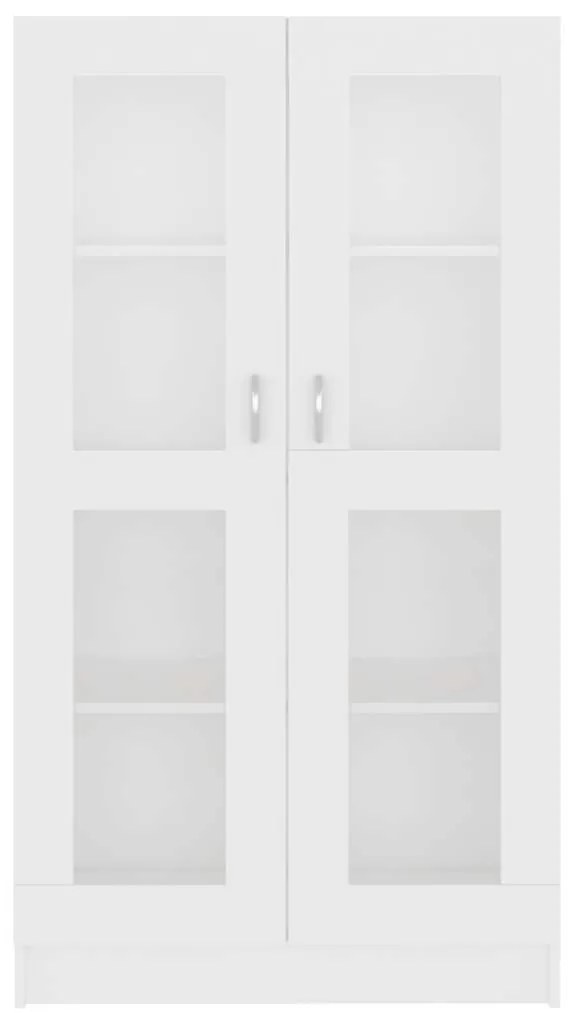 vidaXL Βιτρίνα Λευκή 82,5 x 30,5 x 150 εκ. Επεξ. Ξύλο