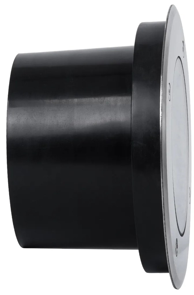 GloboStar UNDERGROUND-TINA 90668 Χωνευτό Φωτιστικό Σποτ Δαπέδου LED 12W 1380lm 30° DC 24V Αδιάβροχο IP65 Φ16 x Υ9cm Φυσικό Λευκό 4500K - Ανοξείδωτο Ατσάλι - 3 Years Warranty - 90668