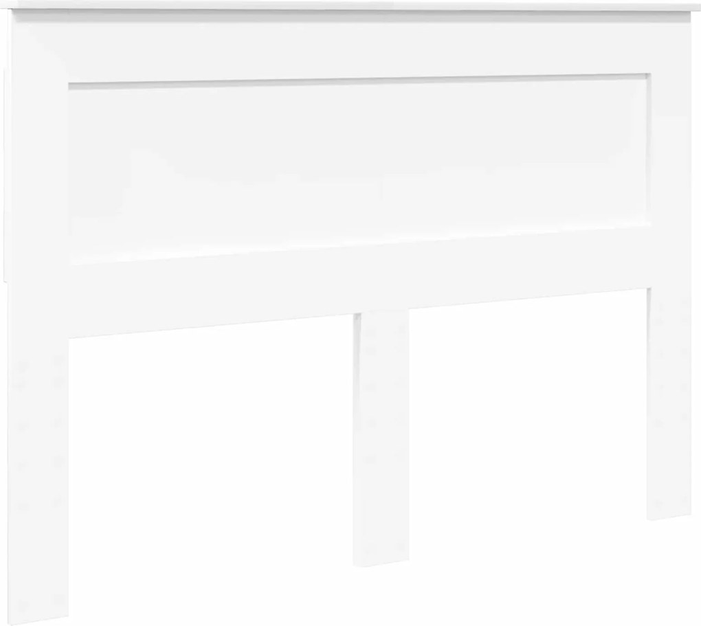 vidaXL Κεφαλάρι Λευκό Επεξεργασμένο Ξύλο