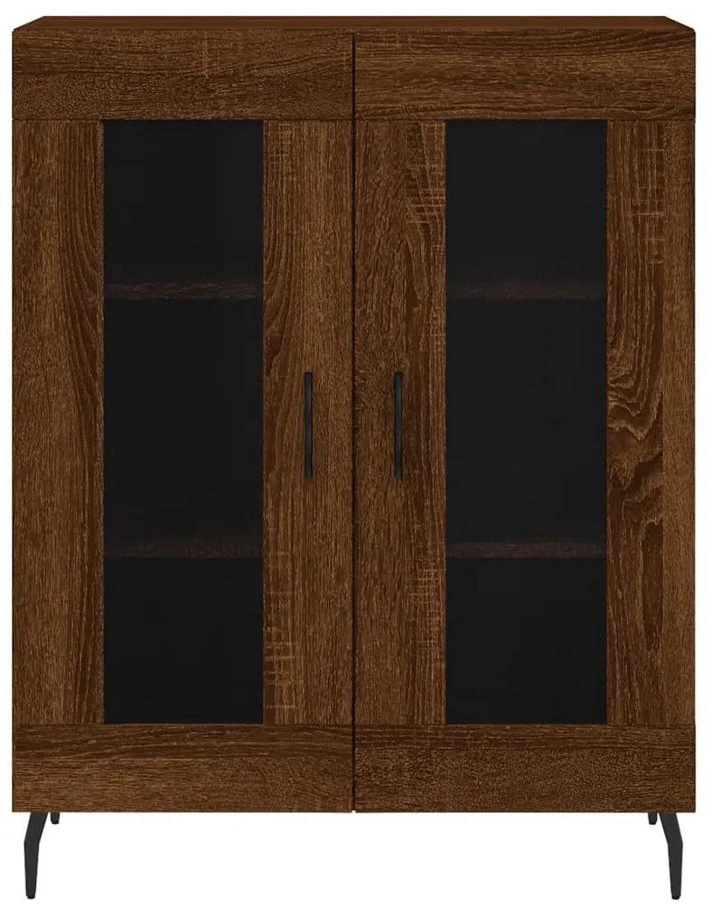 vidaXL Ντουλάπι Καφέ Δρυς 69,5 x 34 x 90 εκ. Επεξεργασμένο Ξύλο