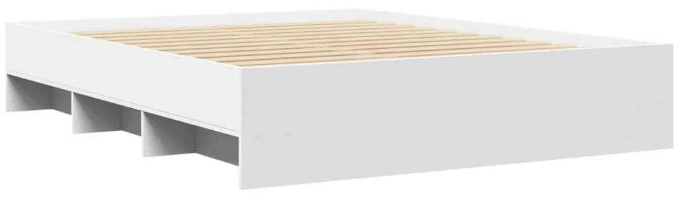 vidaXL Πλαίσιο κρεβατιού χωρίς στρώμα 160x200 εκ. Επεξεργασμένο Ξύλο