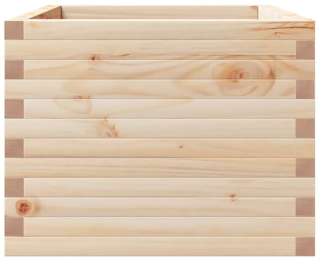 vidaXL Ζαρντινιέρα Κήπου 60x60x49,5 εκ από Μασίφ Ξύλο Πεύκου
