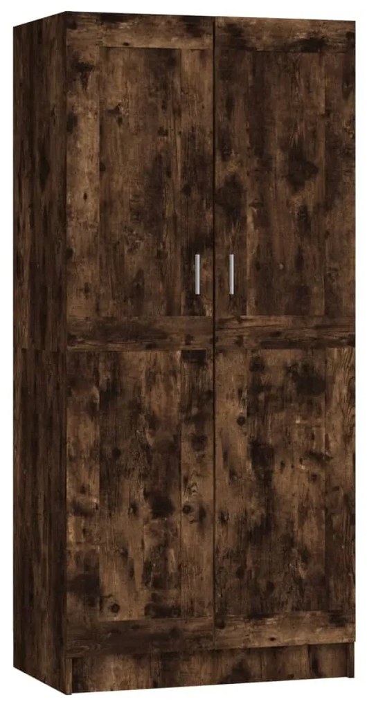 vidaXL Ντουλάπα Καπνιστή Δρυς 82,5x51,5x180 εκ. από Επεξεργασμένο Ξύλο