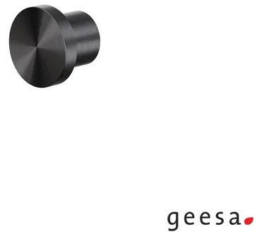 Άγκιστρο Μονό Ø2,5x2 cm Geesa Opal Black Brushed PVD 7213-411