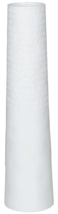 Βάζο 0015428 7,5x30cm White Raeder Πορσελάνη