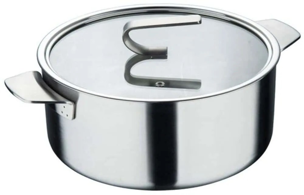 Κατσαρόλα Sigma BGMP001666 Φ24x11cm 4,9lt Inox Bergner 24cm Ανοξείδωτο Ατσάλι