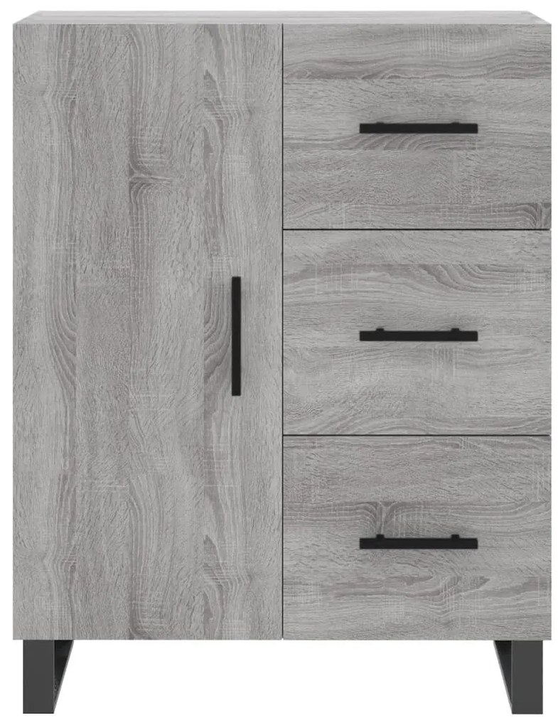 vidaXL Ντουλάπι Γκρι Sonoma 69,5 x 34 x 90 εκ. από Επεξεργασμένο Ξύλο