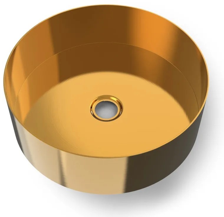 VOSS Luna V1040-211 Νιπτήρας Gold Brushed PVD Ø40εκ.