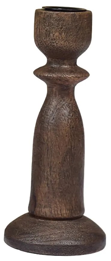 Κηροπήγιο Ξύλινο Καφέ Φ8x13εκ. iliadis 88175