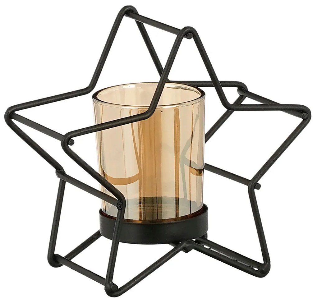 Χριστουγεννιάτικο Κηροπήγιο (13x7x13) Edelman Star 1159088