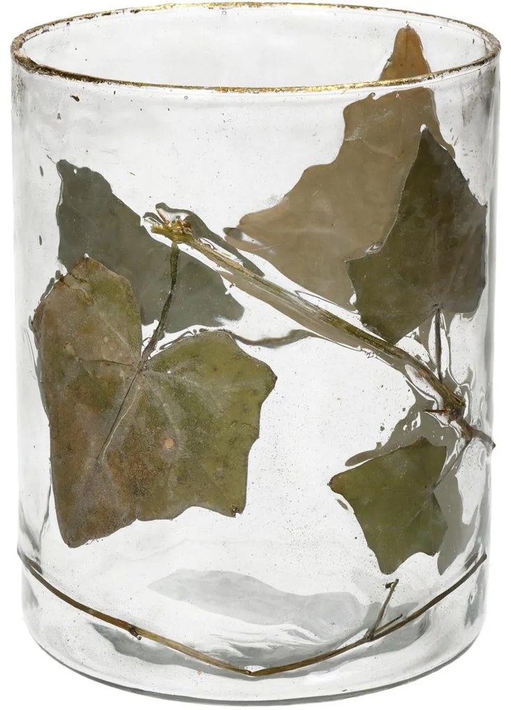 Κηροπήγιο ArteLibre Φύλλο Διάφανο Γυαλί 10x10x13cm-05150562