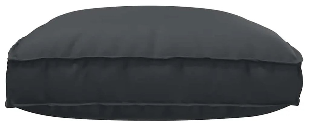 vidaXL Μαξιλάρι παλέτας για κάθισμα Μαύρο 120 x 80 x 12 cm