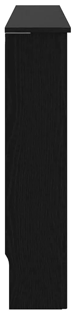 vidaXL Καπάκι Καλοριφέρ Μαύρη Οξυά 112 x 19 x 81,5 cm
