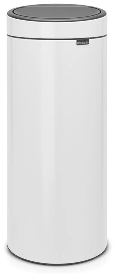 Brabantia Κάδος Απορριμμάτων Touch Bin New 30L, White