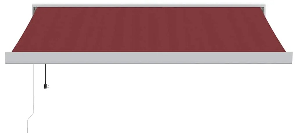 vidaXL Τέντα Πτυσσόμενη Αυτόματη Μπορντό 300x250 εκ.