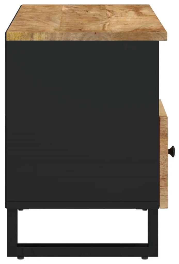 vidaXL Έπιπλο Τηλεόρασης 100x33x46 εκ. Μασίφ Ξύλο Μάνγκο &amp; Επεξ. Ξύλο