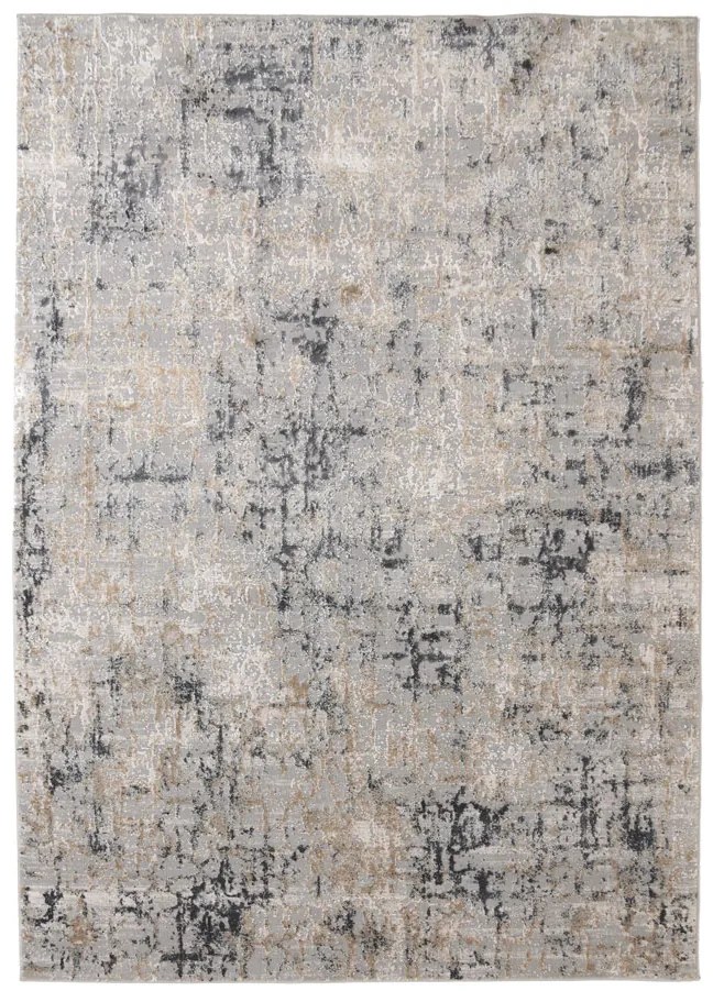 Χειμερινό χαλί μοντέρνο Silky 360A Grey 200 x 250