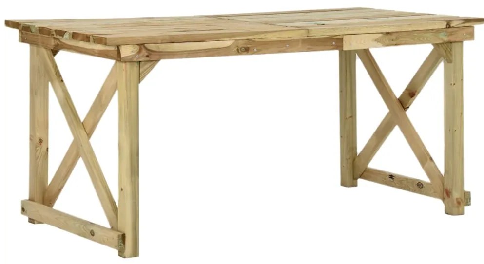 vidaXL Τραπέζι Κήπου 160 x 79 x 75 εκ. Ξύλινο
