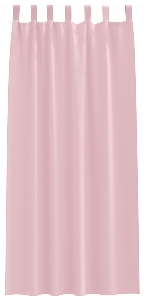vidaXL Κουρτίνες 2 pcs Μωρουδίστικο Ροζ 245 x 140 εκ. Πολυεστέρας
