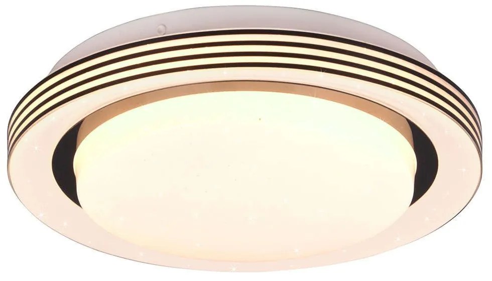 Φωτιστικό Οροφής - Πλαφονιέρα Atria R67042832 Φ27x7cm Dim Led 1080Lm 10,5W Black RL Lighting