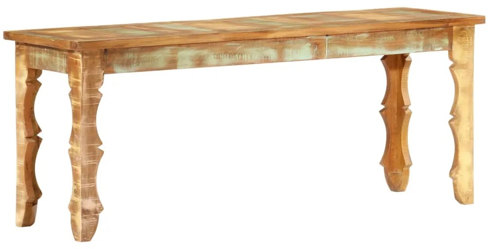 vidaXL Πάγκος 110 x 35 x 45 εκ. από Μασίφ Ανακυκλωμένο Ξύλο