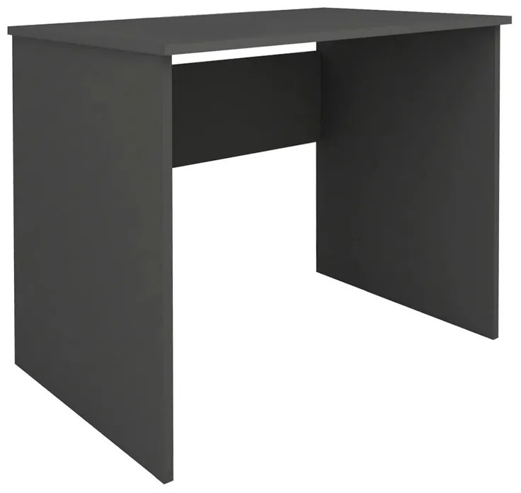 Γραφείο εργασίας Kalen Megapap χρώμα ανθρακί 90x60x74εκ.