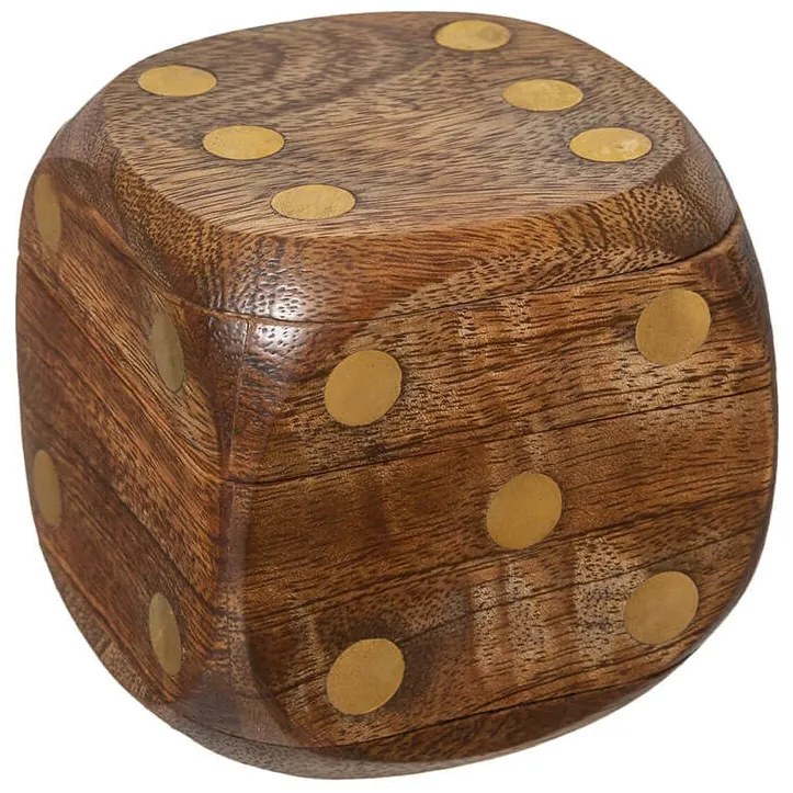 Σετ Διακοσμητικό Κουτί Αtmosphera με 5 ζάρια και διαστάσεις 6.5x6.5x6.5cm