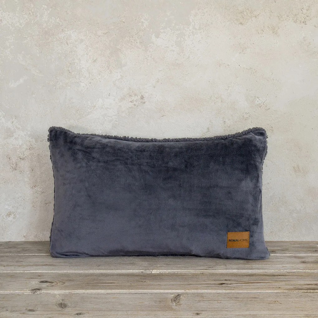 Διακοσμητικό Μαξιλάρι Βελουτέ 2 Όψεων (30x50) Nima Nuan D.Grey