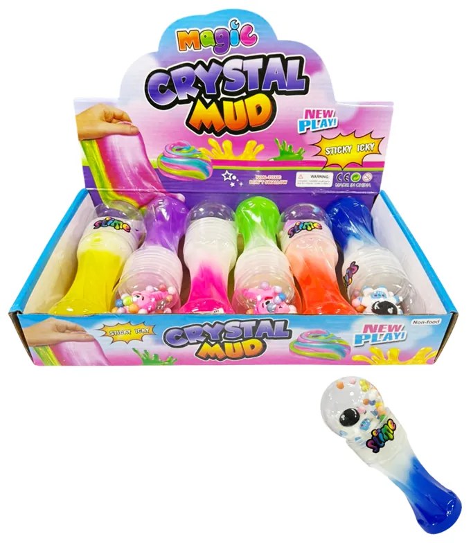 Παιχνίδι χλαπάτσα 6 τμχ - Magic Crystal Mud 6 pcs