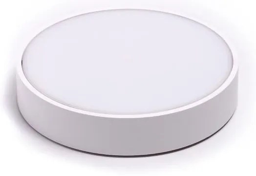 Πλαφονιέρα Φωτιστικό Οροφής LED 24W 4000Κ Φ30cm IP54 Plus Eurolamp-145-20083-Λευκό 145-20083