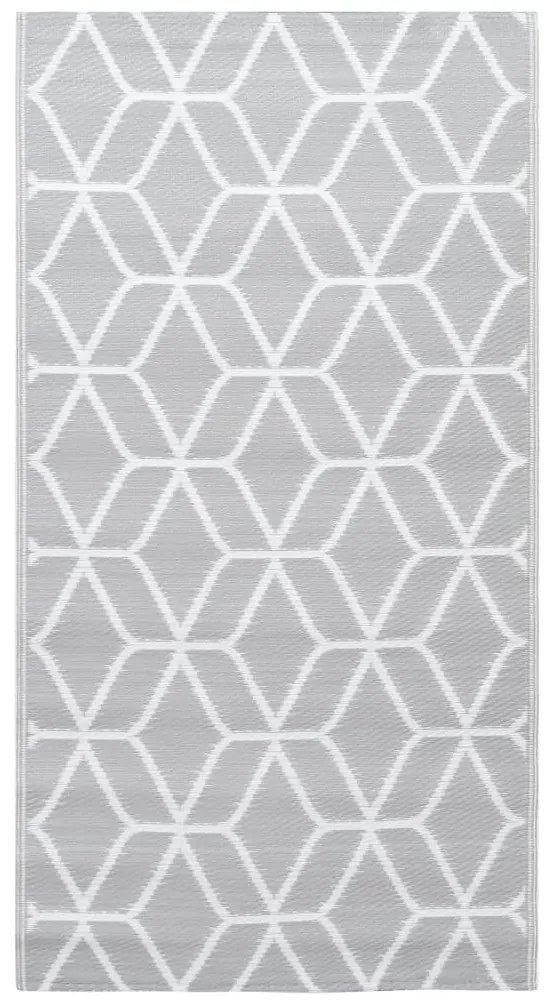 vidaXL Χαλί εξωτερικού χώρου ARAKIL γκρι 120x180 cm PP