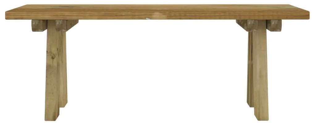 vidaXL Παγκάκι Κήπου 110 εκ. από Εμποτισμένο Μασίφ Ξύλο Πεύκου