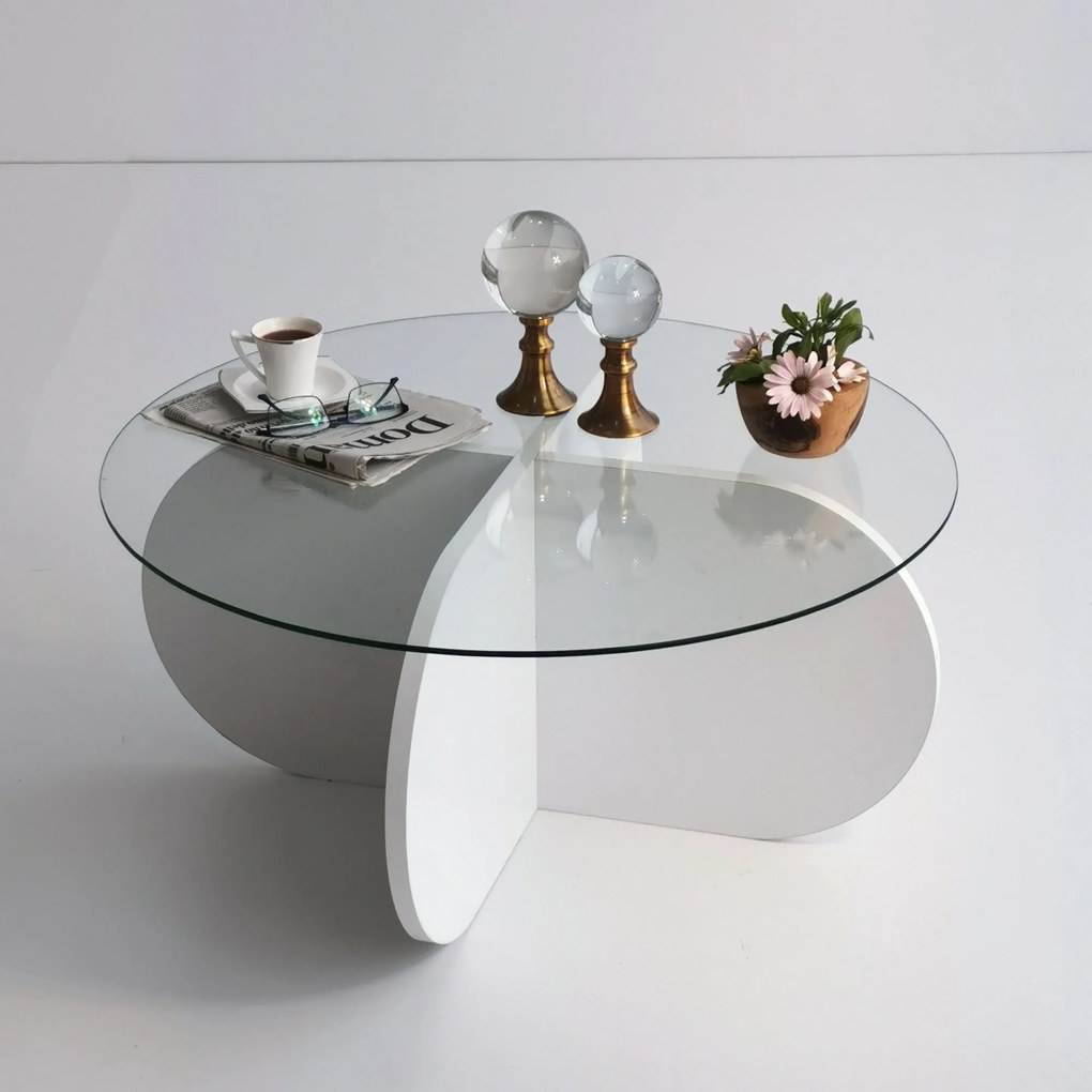 Coffee Table Bubble - White White