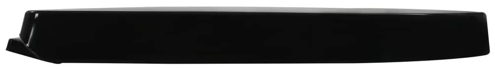 vidaXL Κάλυμμα Λεκάνης με Soft Close & Quick Release Μαύρο