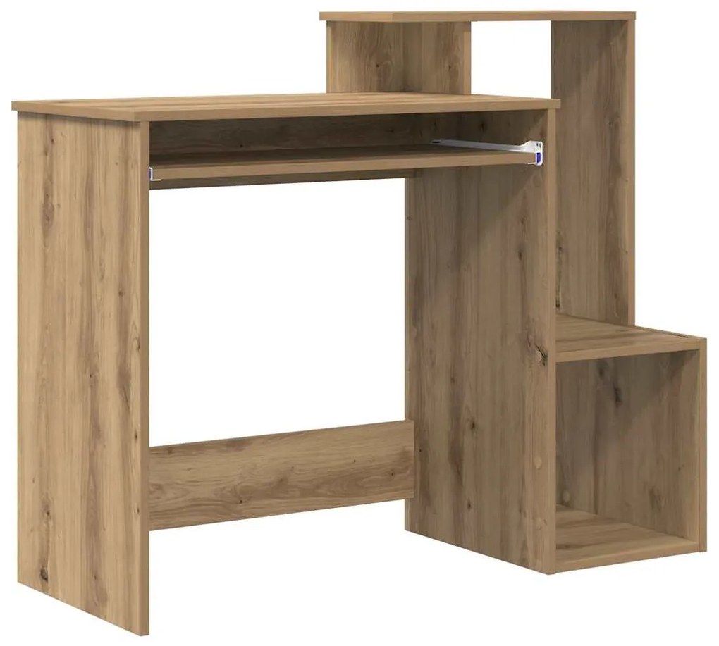 vidaXL Γραφείο Artisan Oak 106 x 41 x 88.5 εκ. Επεξεργασμένο ξύλο